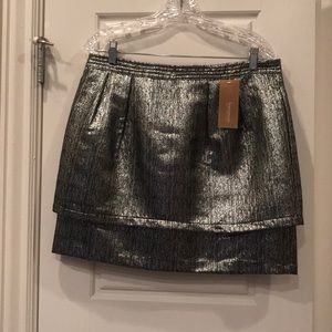 Metallic skirt